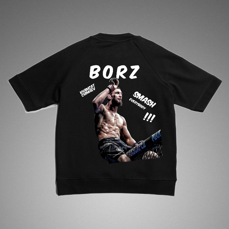 Khamzat Chimaev Tshirt Oversize Siyah 