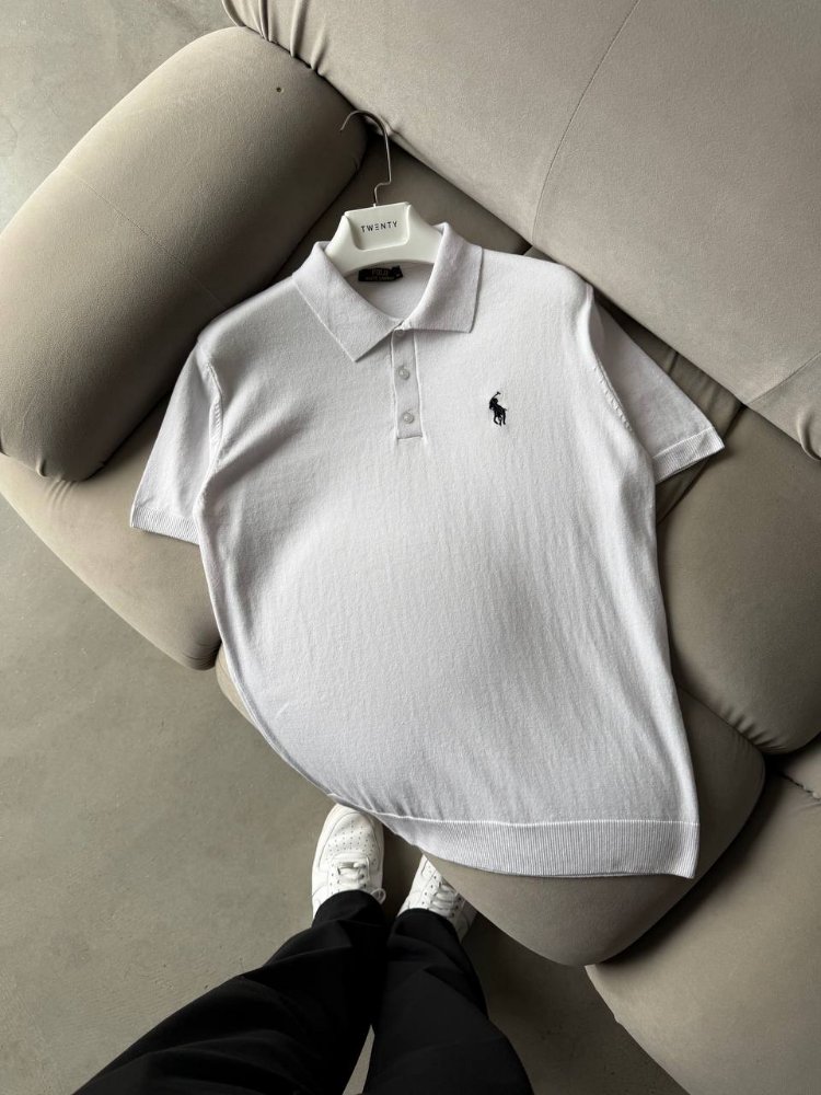 Ralph Lauren Triko Polo Yaka Beyaz