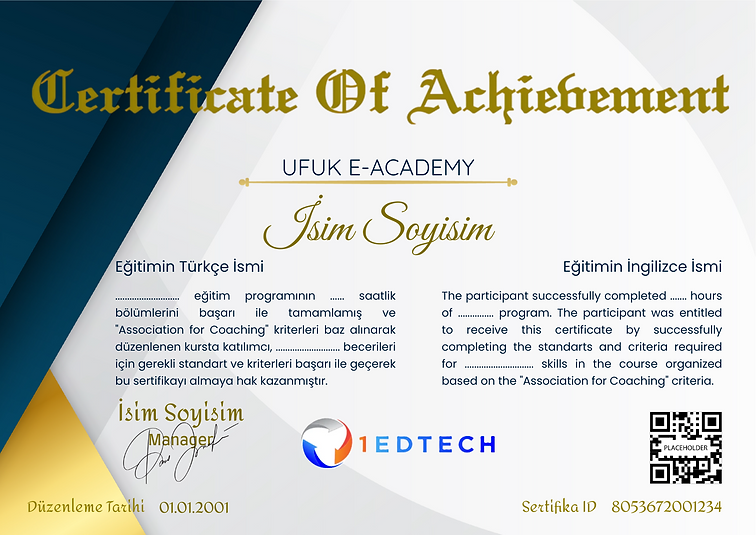 GLOBAL SERTİFİKA (1EdTech)