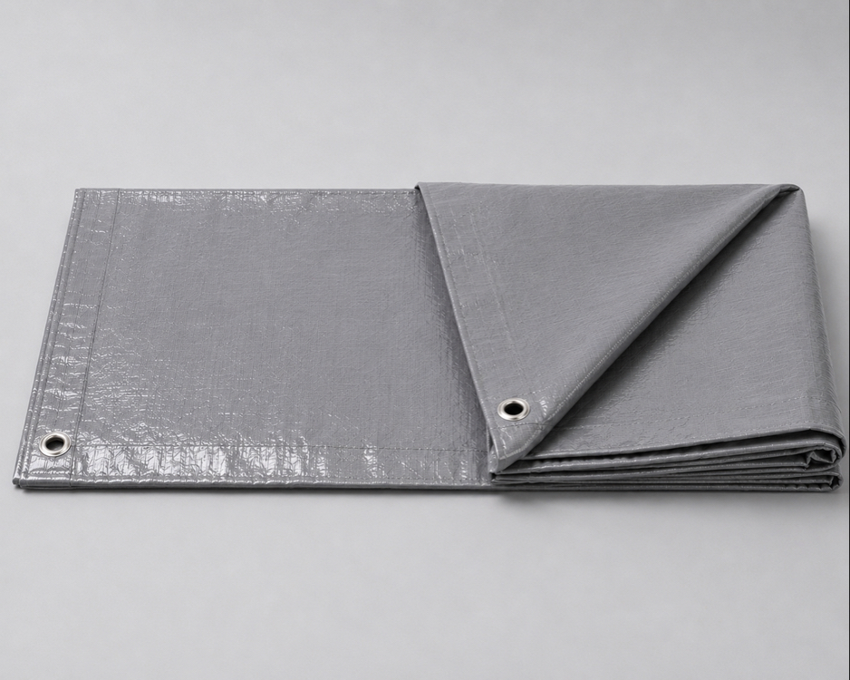 ⛺ 6×7 METRE 180 GR/M² GRİ PREMIUM SU GEÇİRMEZ ÇADIR BRANDA