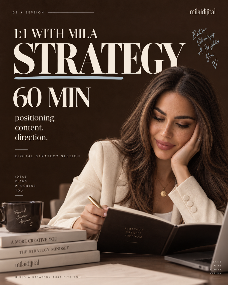 1:1 with Mila | Strategy Session — 60 Dakika