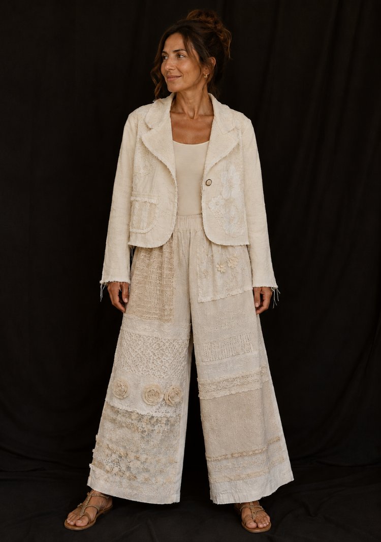DANTEL PATCHWORK PANTOLON 