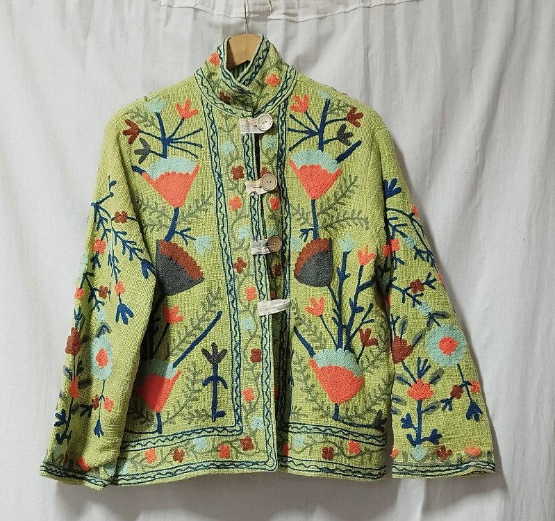 BAHARLIK SUZANİ KETEN CEKET, ÇAĞLA