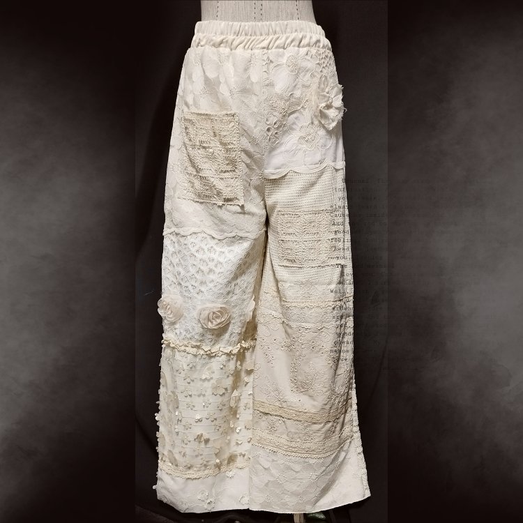 DANTEL PATCHWORK PANTOLON 