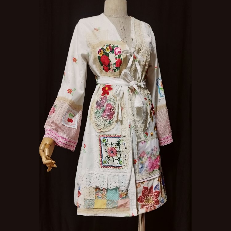 PATCHWORK BOHEM KİMONO