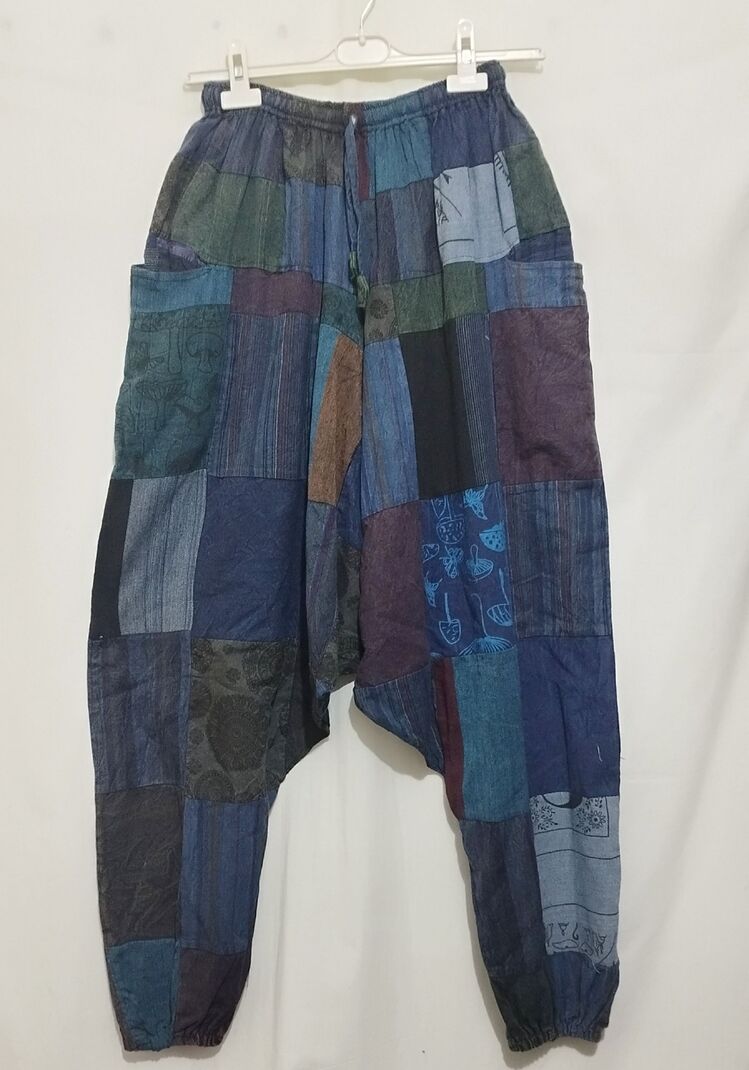 HİNDİSTAN DAN ETNİK PATCHWORK ŞALVAR