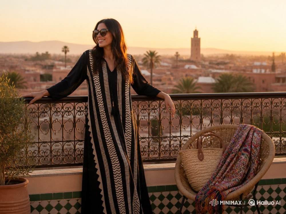 BAHARLIK KAFTAN ELBİSE