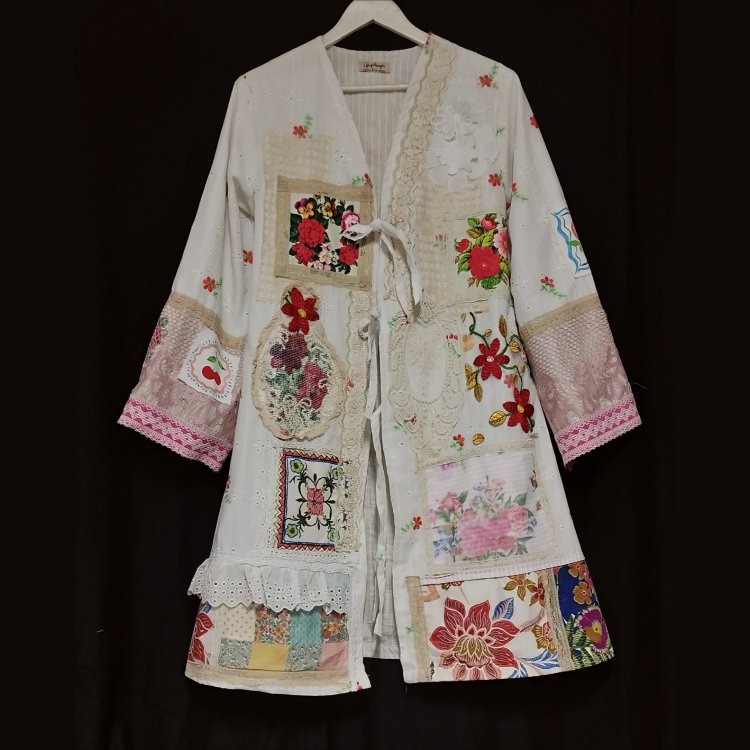 PATCHWORK BOHEM KİMONO