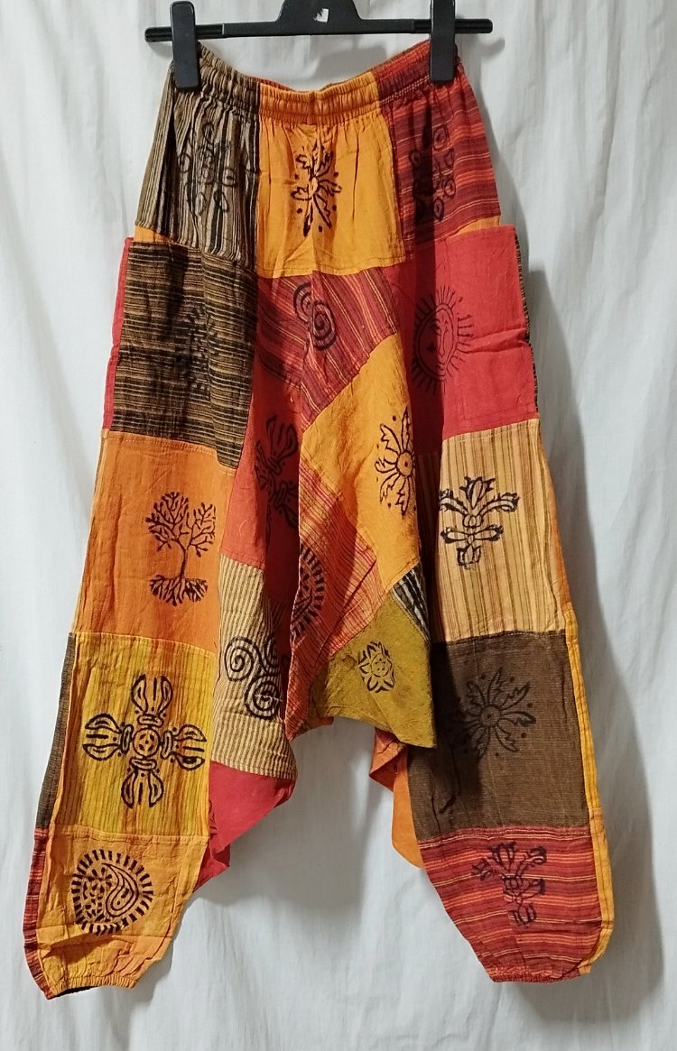NEPAL DEN ETNİK ŞALVAR - UNISEX