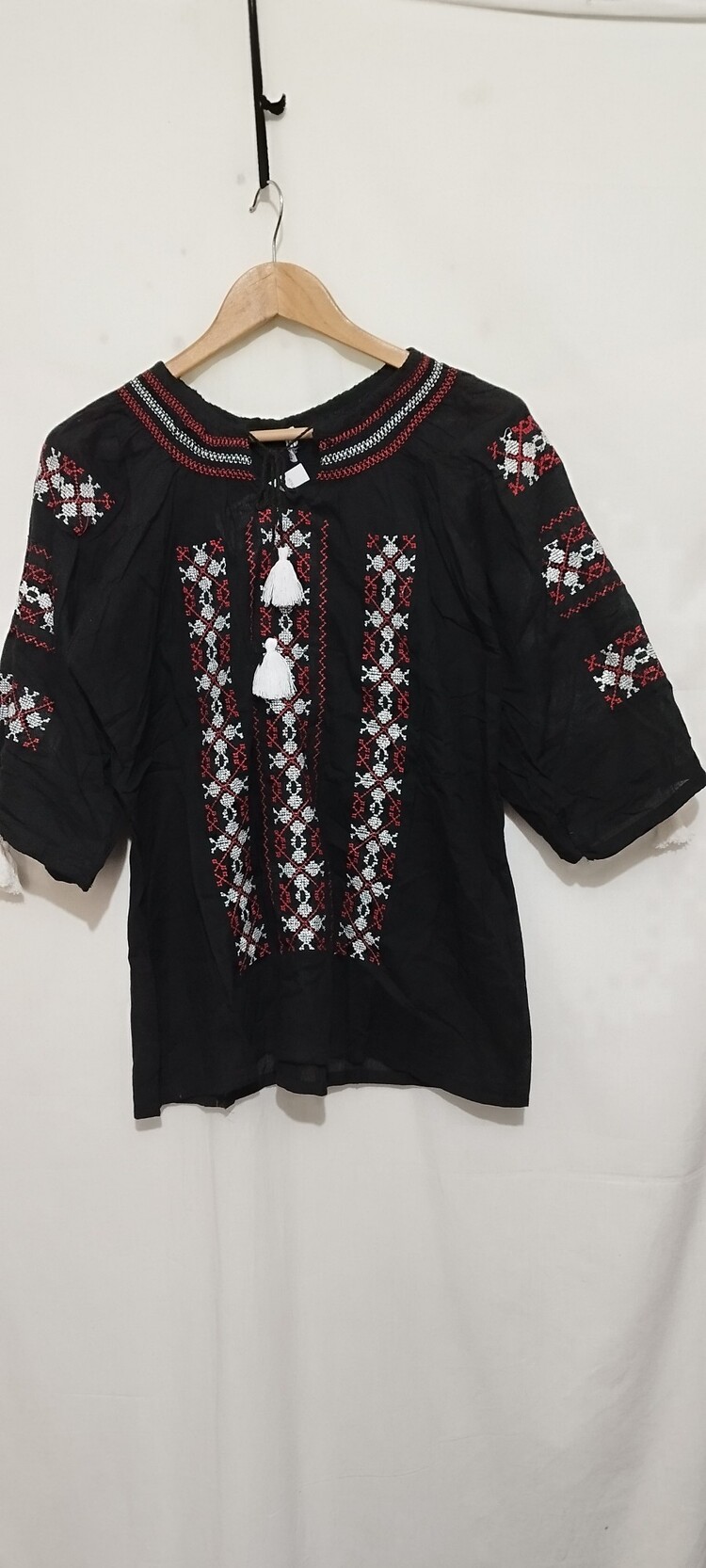 SİYAH KANEVİÇE BLUZ