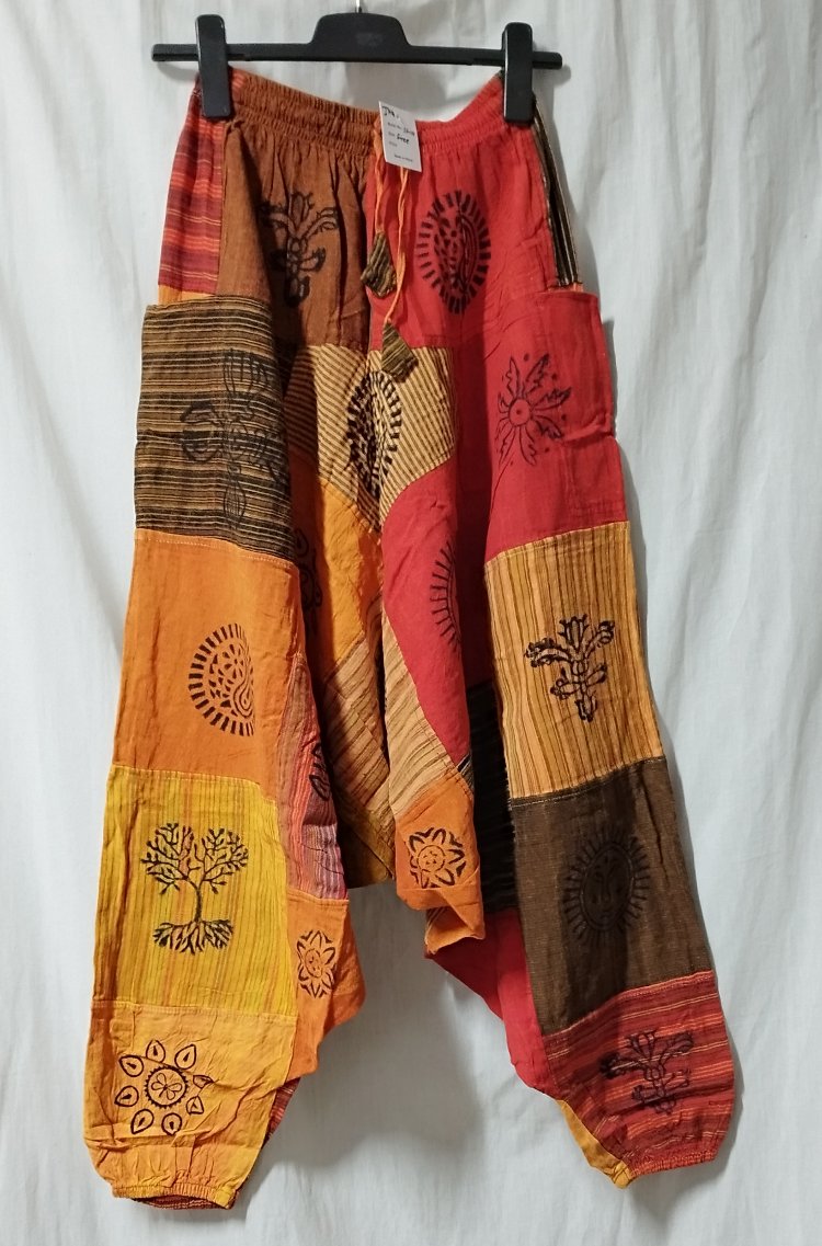 NEPAL DEN ETNİK ŞALVAR - UNISEX