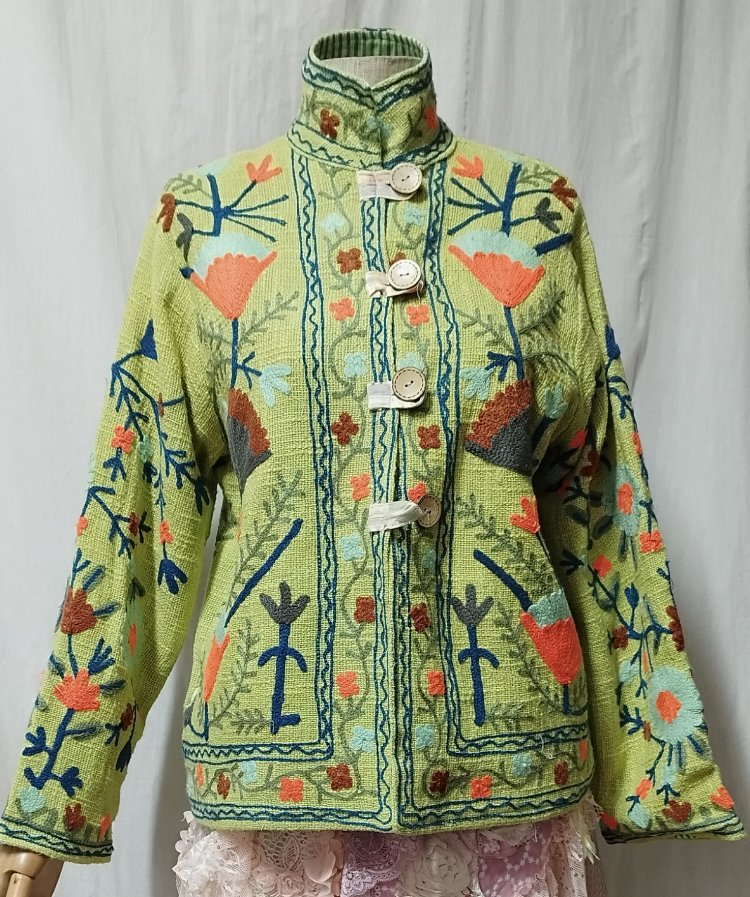 BAHARLIK SUZANİ KETEN CEKET, ÇAĞLA