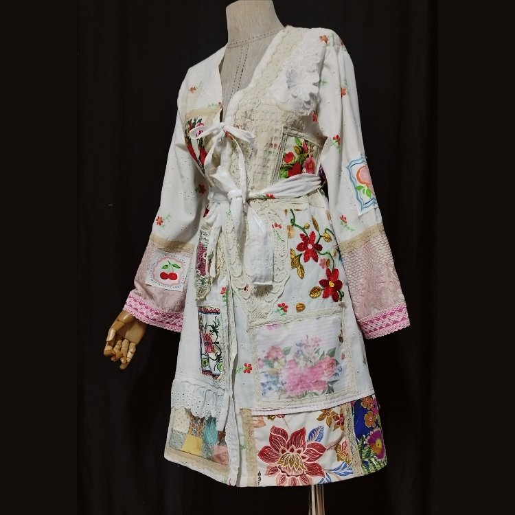 PATCHWORK BOHEM KİMONO