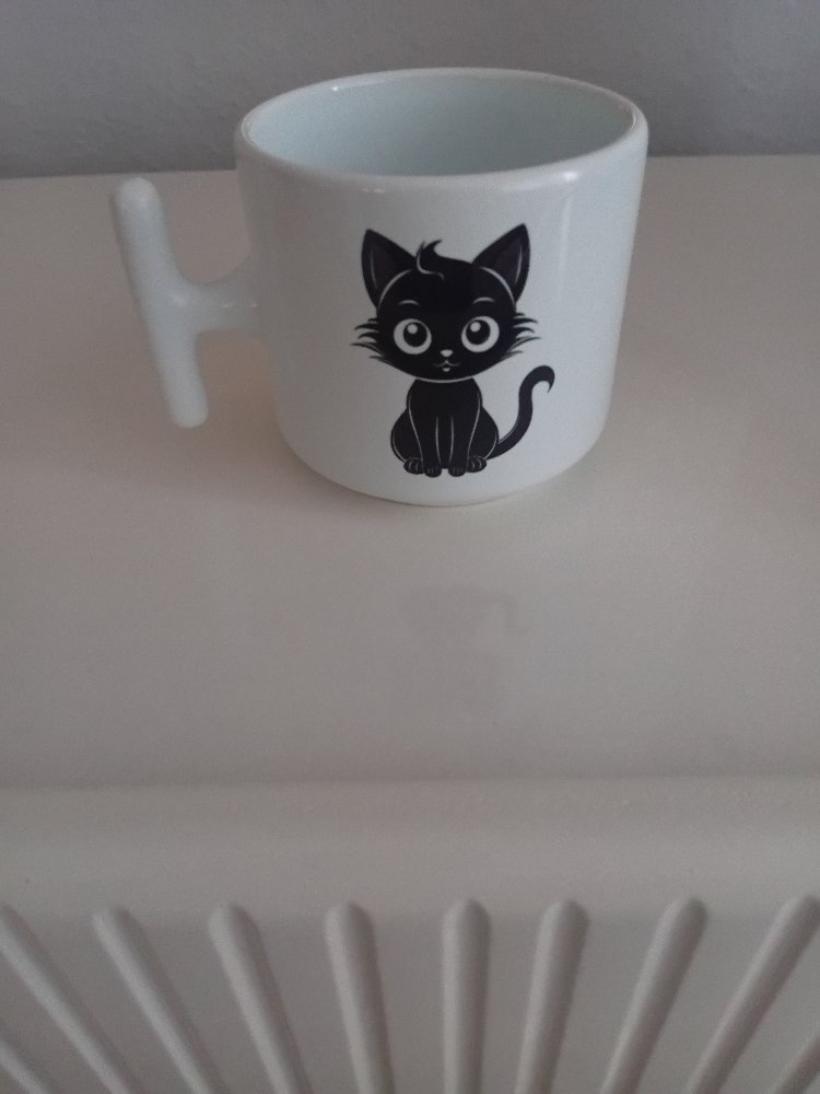 Kedi Figürlü T Kupa