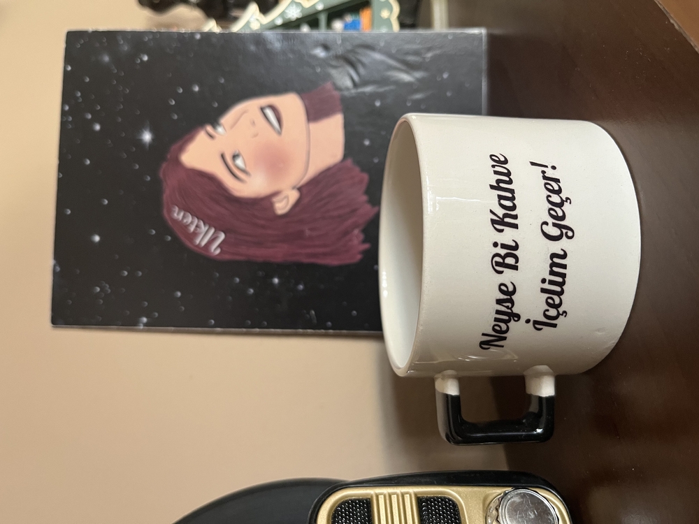 Bir Kahve İçelim ☕️ Temalı Kupa Bardak