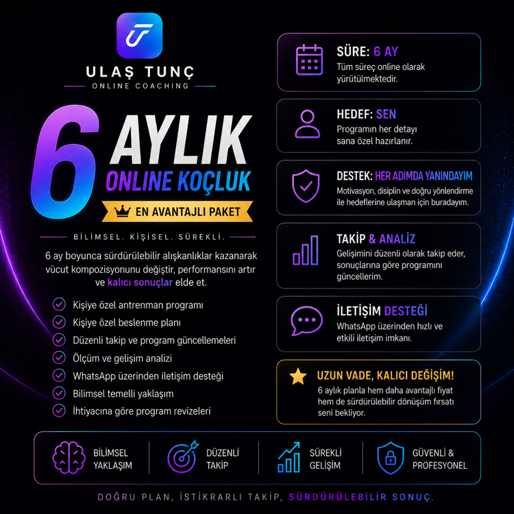 6 Aylık Online Coaching 
