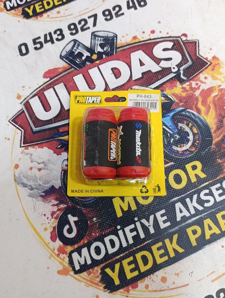 PROTABER Ön teker koruma takozu (Kırmızı)