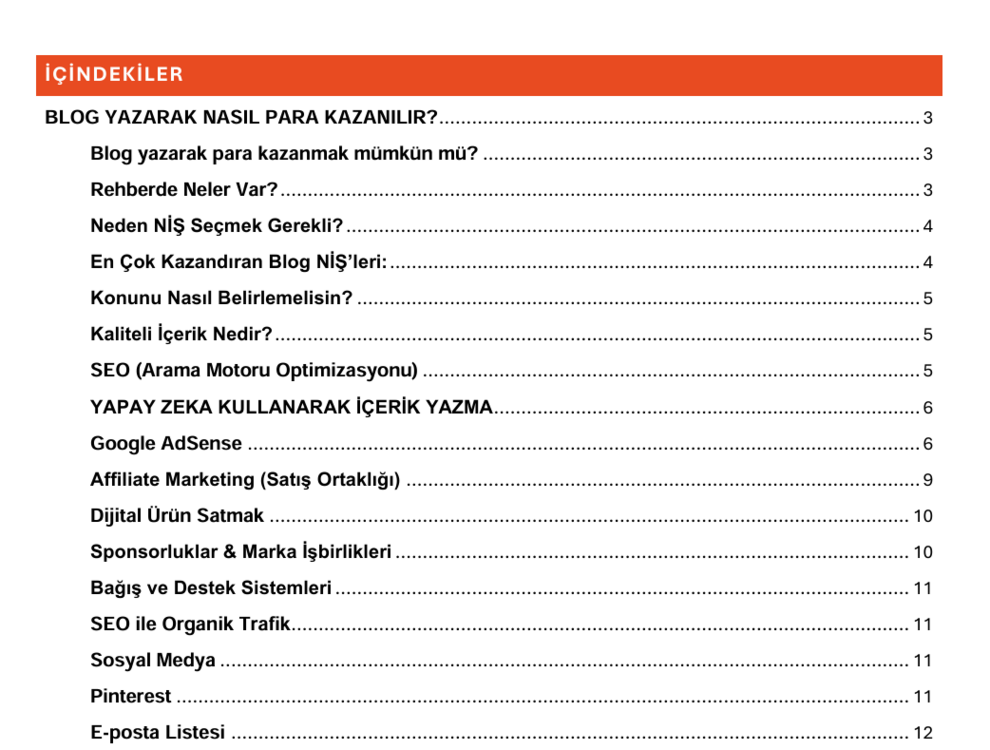 BLOG YAZARAK PARA KAZANMA REHBERİ