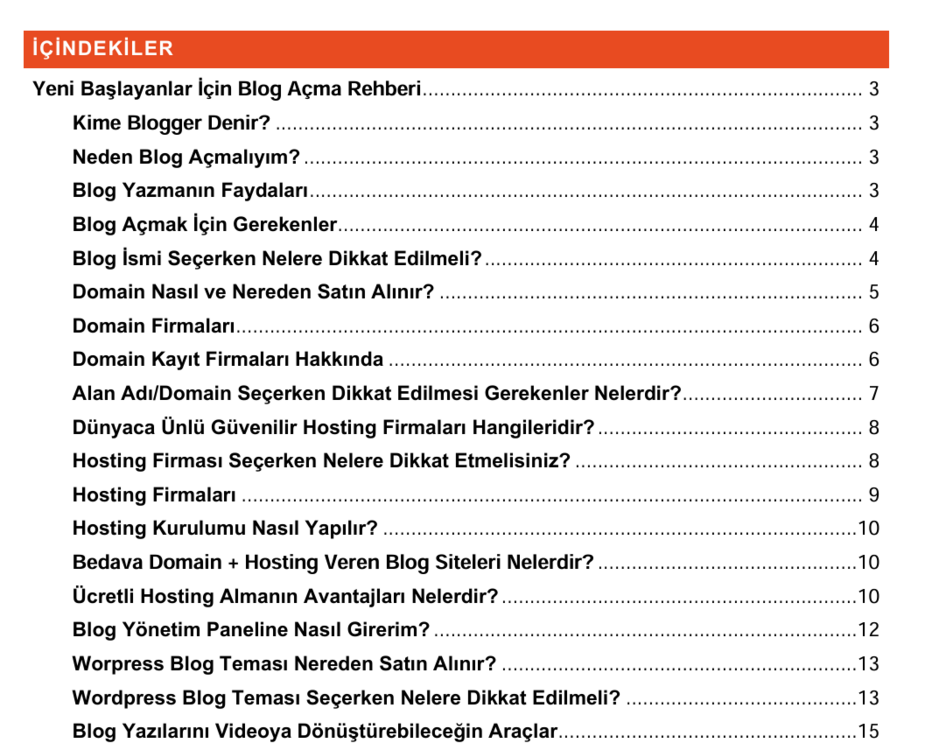BLOG AÇMA REHBERİ