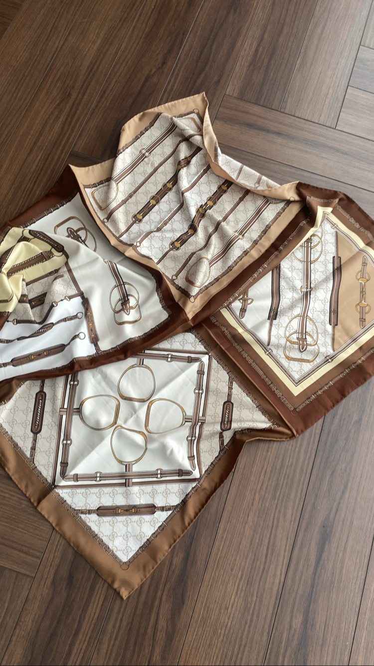 Gucci Twill Eşarp - Omuz Şal 