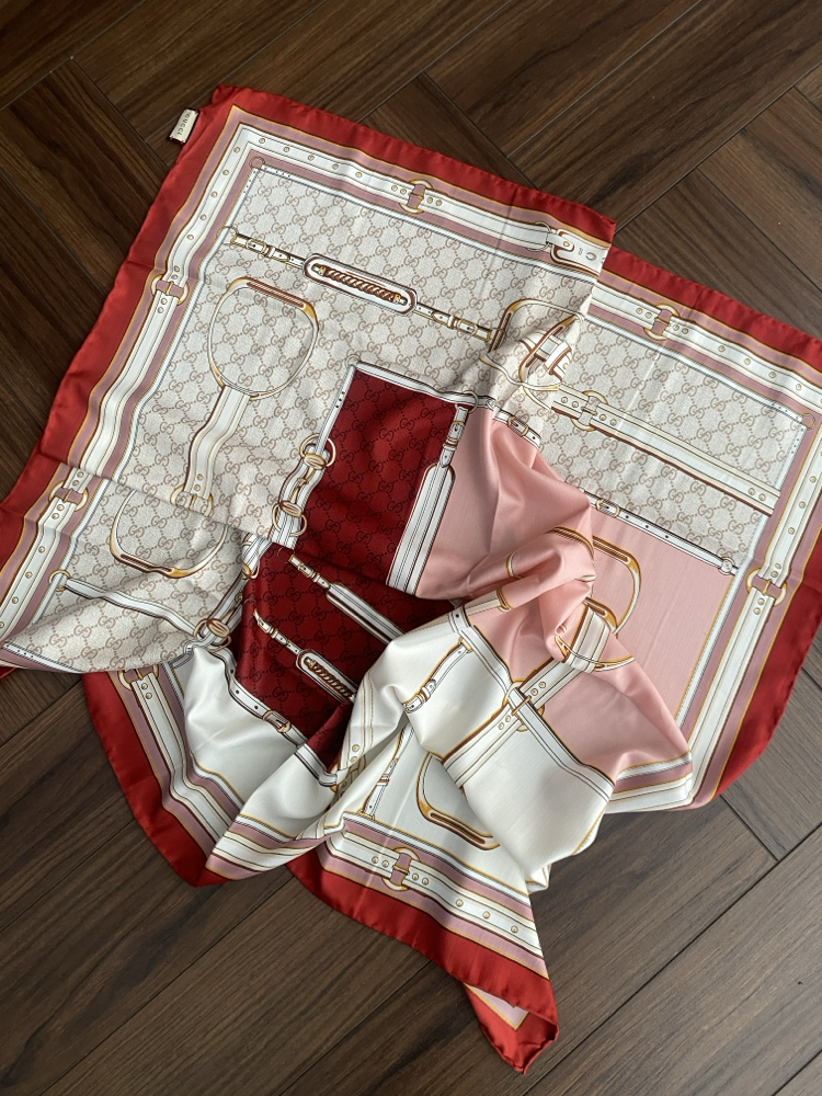 Gucci Twill Eşarp - Omuz Şal 