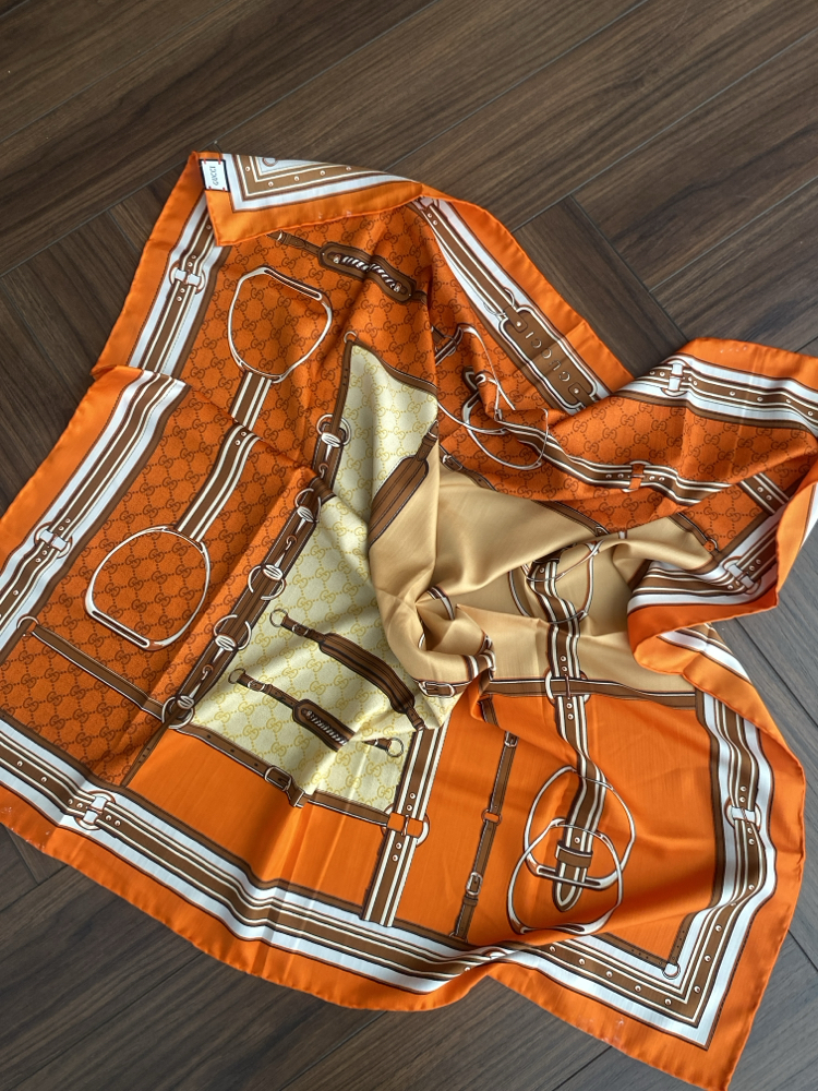 Gucci Twill Eşarp - Omuz Şal 