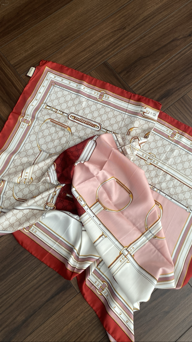 Gucci Twill Eşarp - Omuz Şal 
