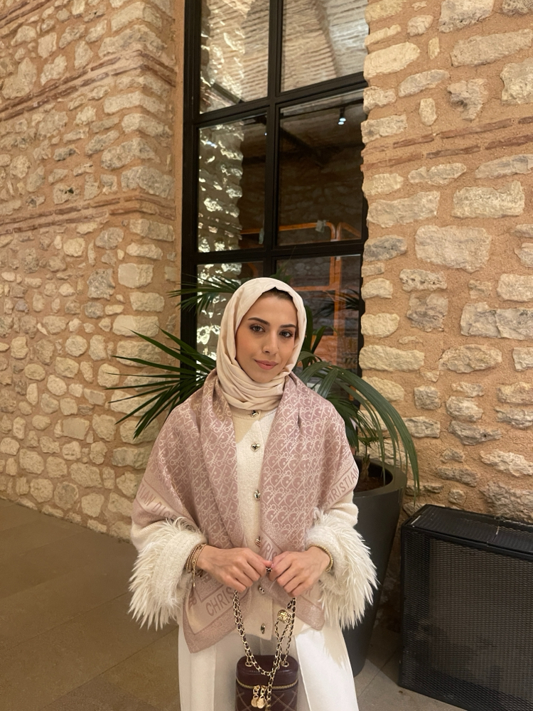 DİOR 100x100 İpek Koton Eşarp 