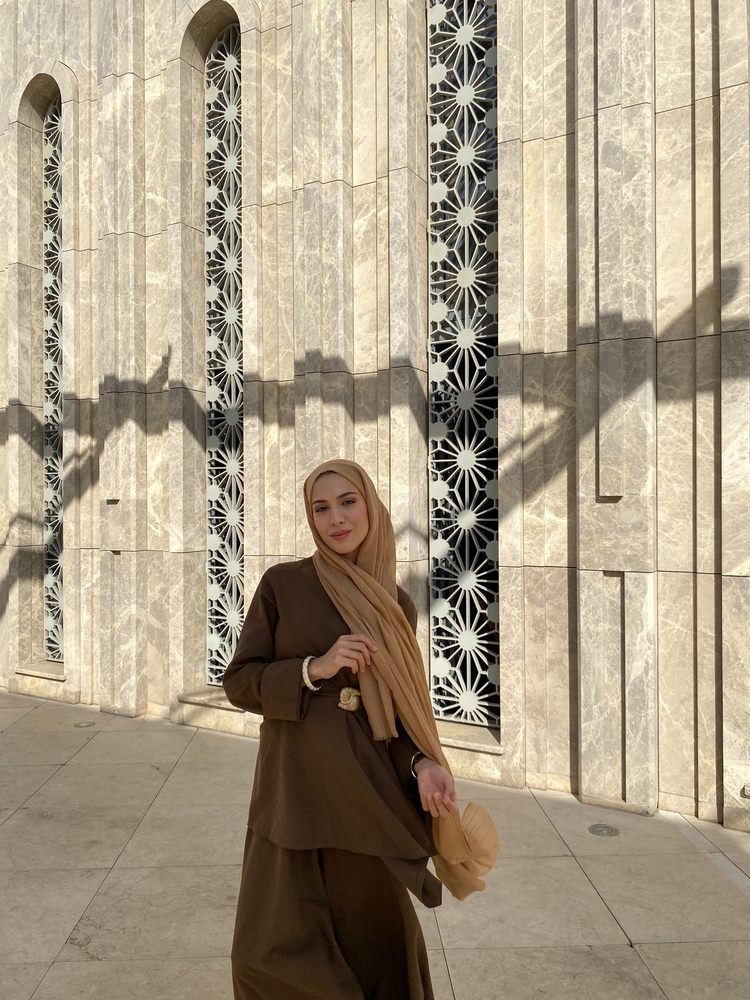 Dubai İpeği Şal - Camel