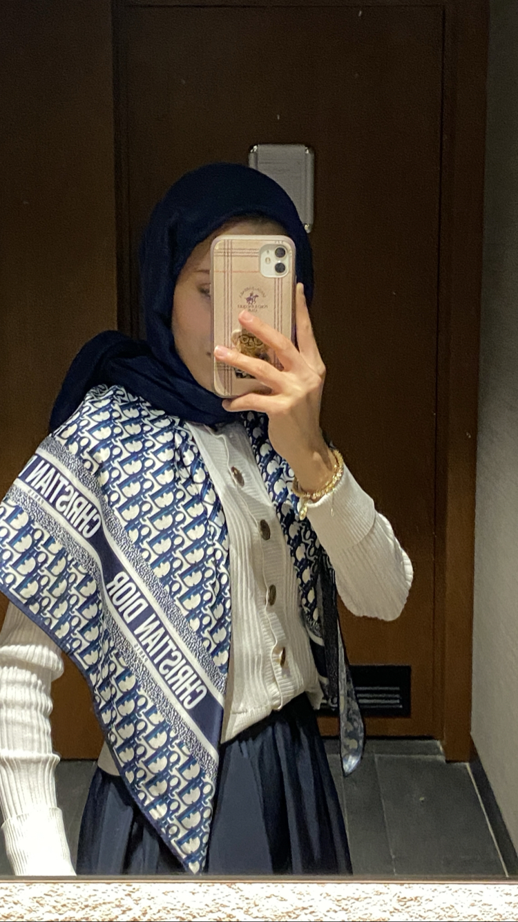 Dior Twill Eşarp - Omuz Şal 