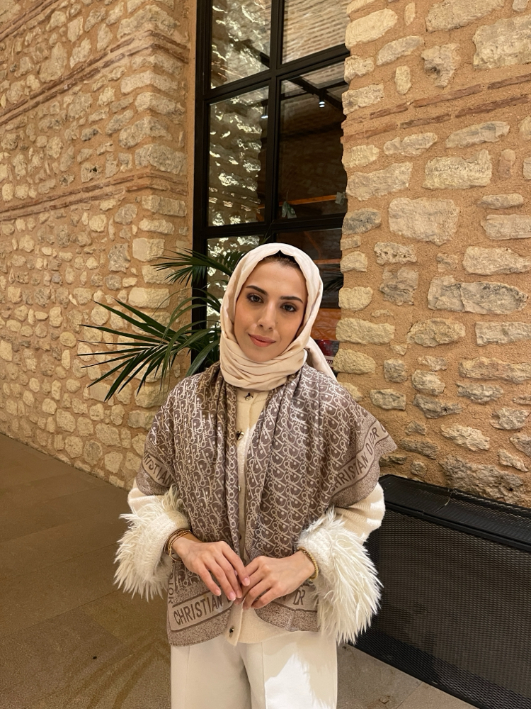 DİOR 100x100 İpek Koton Eşarp 