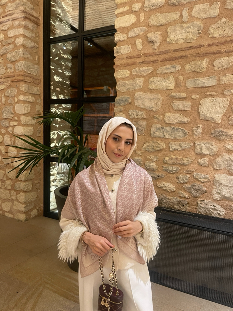 DİOR 100x100 İpek Koton Eşarp 