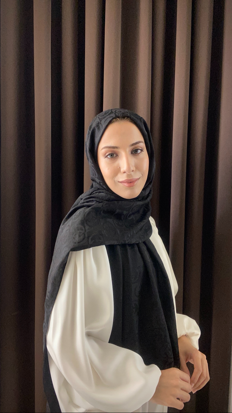 Meyra Ayrobin Şal - Siyah 