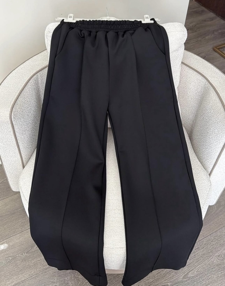 Siyah Scuba pantolon