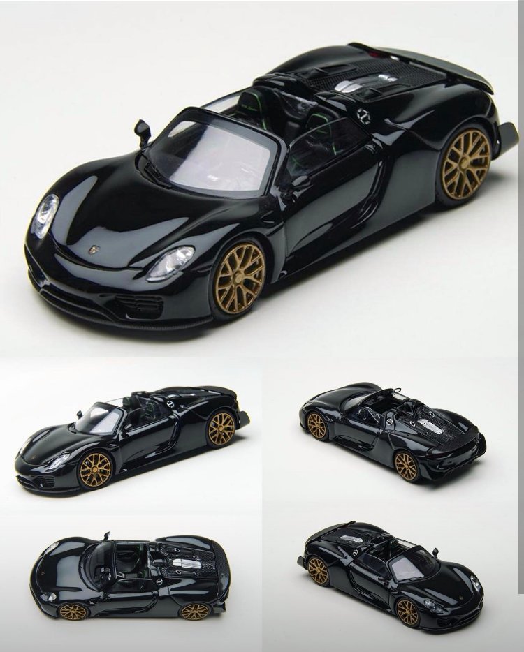 Time Micro Porsche 918 Spyder Black