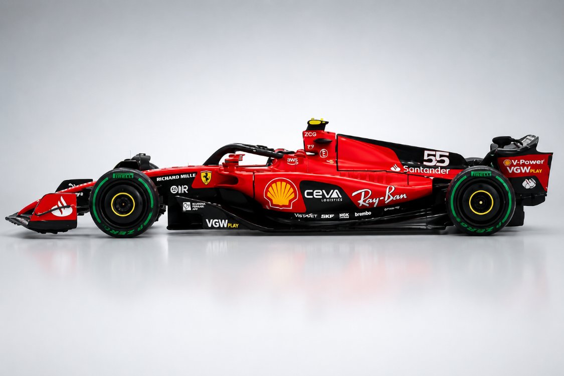BBR Ferrari SF23 #55 C. Sainz 2023 Monaco GP