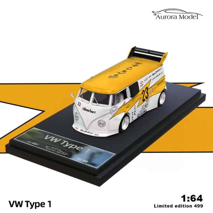 Aurora Model Volkswagen Tbus Trailer + Toyota 86 LBWK