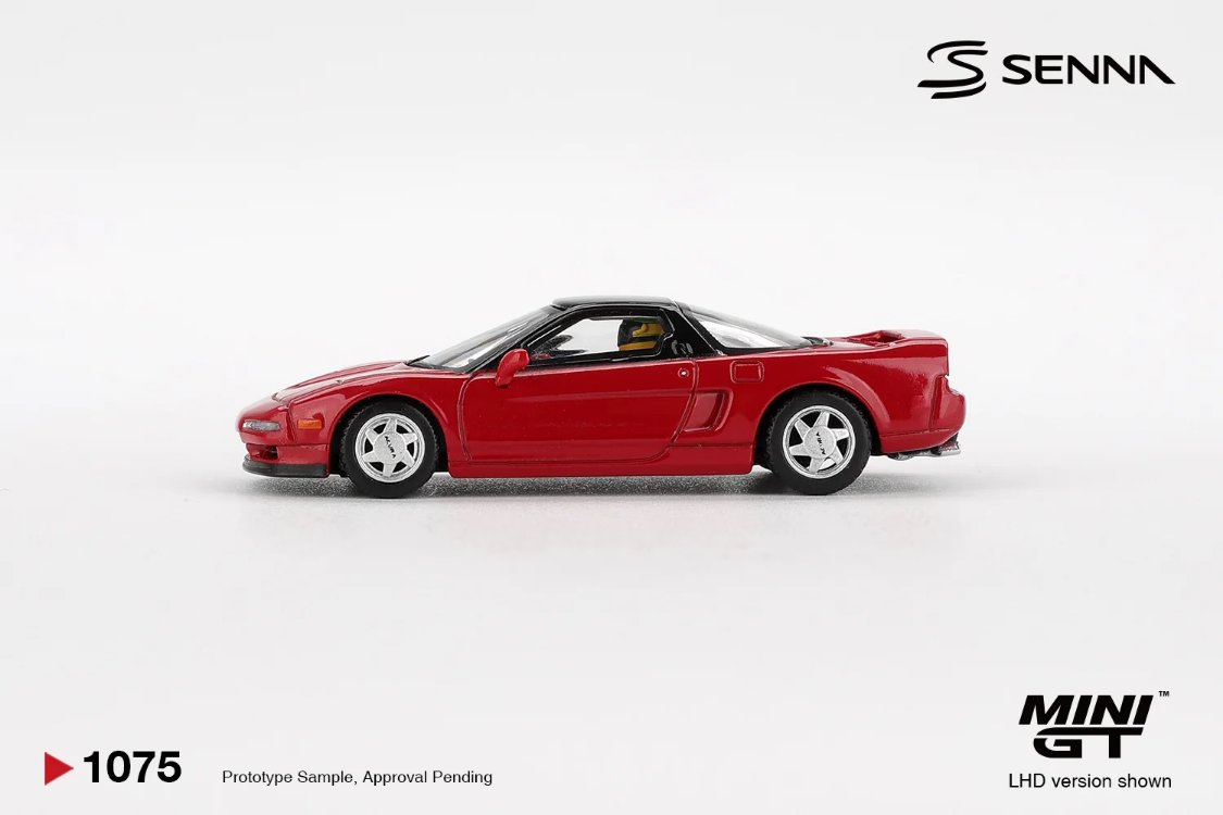Mini GT Honda NS-X Prototype Midship Sports 1989 Ayrton Senna w/ Figure MGT01075
