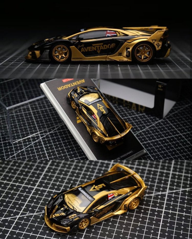 Cool Car Lamborghini GT EVO V5 Black Gold CC643831