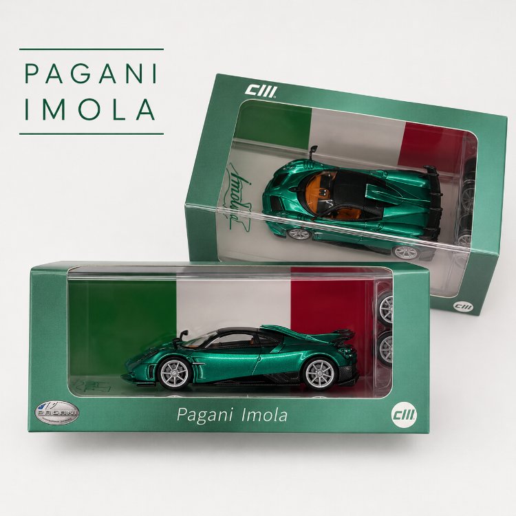 CM Model Pagani Imola Metallic Emerald Green