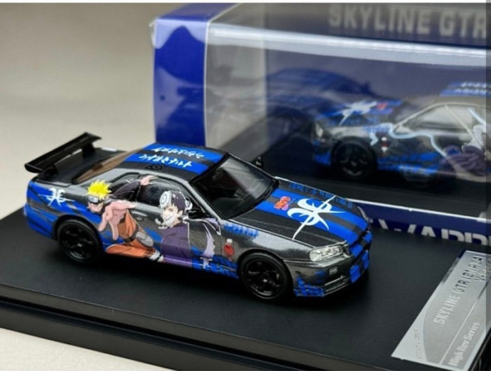 Street Warrior Skyline GTR BNR34 (Pleksi-Kapalı Kutu-Jelatinli)