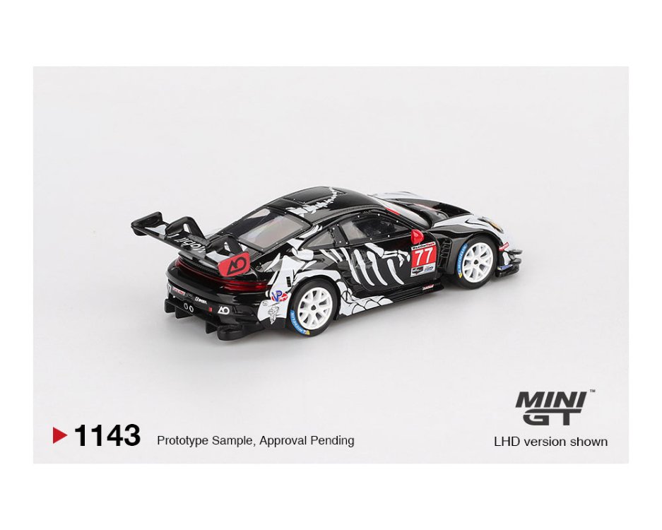 Mini GT 1/64 Porsche 911 GT3 R AO Racing 2025 IMSA Petit Le Mans MGT01143