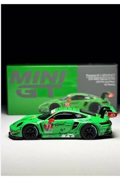 Mini GT 889 Porsche 911 GT3 R #77 MGT00889