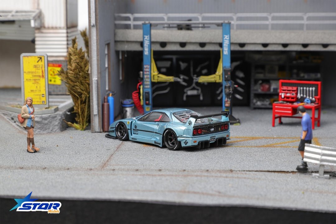 Star Model Ferrari F40 LB-Works Wide-Body Modified Blue