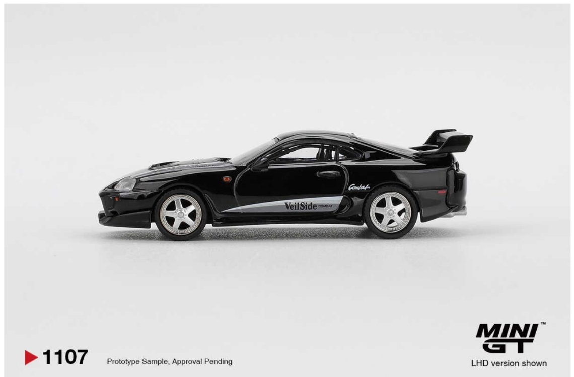 Mini GT 1/64 Toyota Supra VeilSide Combat V-II Black MGT01107