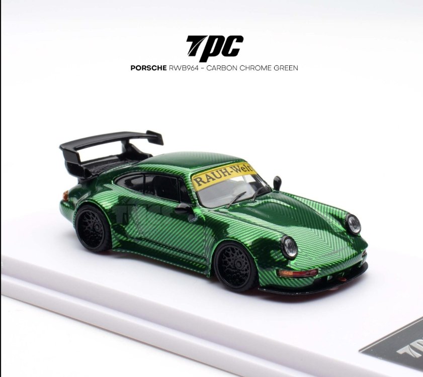 TPC Porsche RWB 964 Chrome Green
