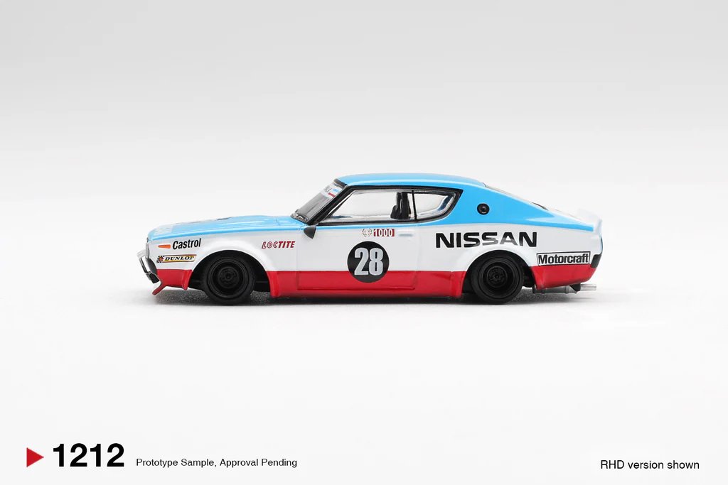 Mini GT Nissan Skyline Kenmeri Liberty Walk Nissan Racing '75 concept MGT01212