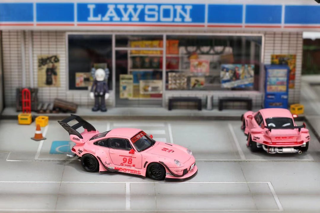 Street Weapon Porsche RWB 993 Pink Low Tail