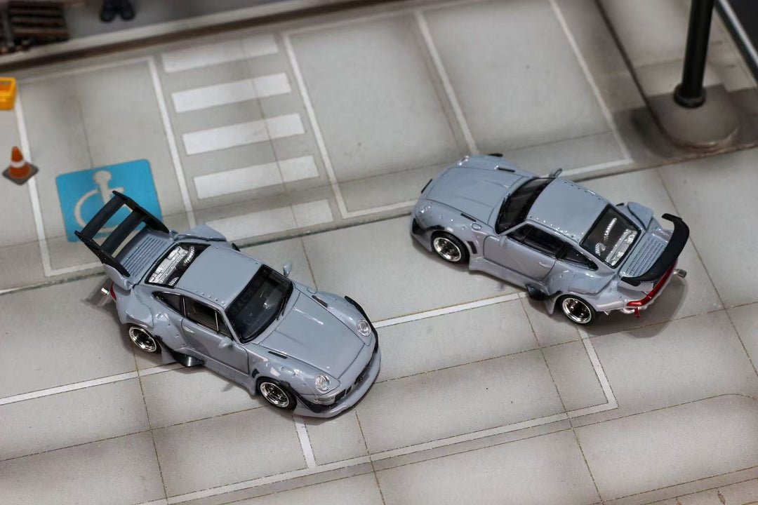 Street Weapon Porsche RWB 993 Cement Grey