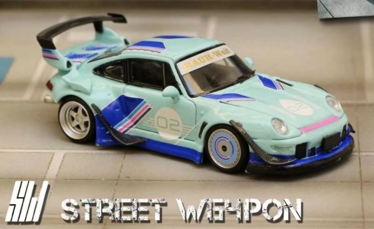 Street Weapon PORSCHE RWB 993 - #02 - Luminous - Turquoise